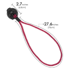 Pack Cowboy Hat Mounts for Vehicle, Cowboy Hat Holder with Suctions Cup, Cowboy Hat Rack for Truck Seat Car Accessories (Red)