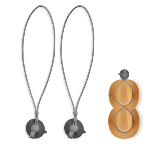 Pack Cowboy Hat Mount for Truck, Silicone Cowboy Hat Holder with Suctions Cup, Hat Hanger for Vehicle Seat Car Accessories and Home (Black)