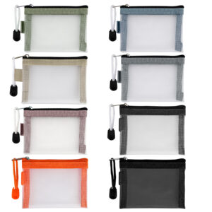 Pack Mini Zipper Mesh Bags, Portable Small Mesh Cosmetic Bag, Beauty Makeup Cosmetic Accessories Organizer Pouch for Travel