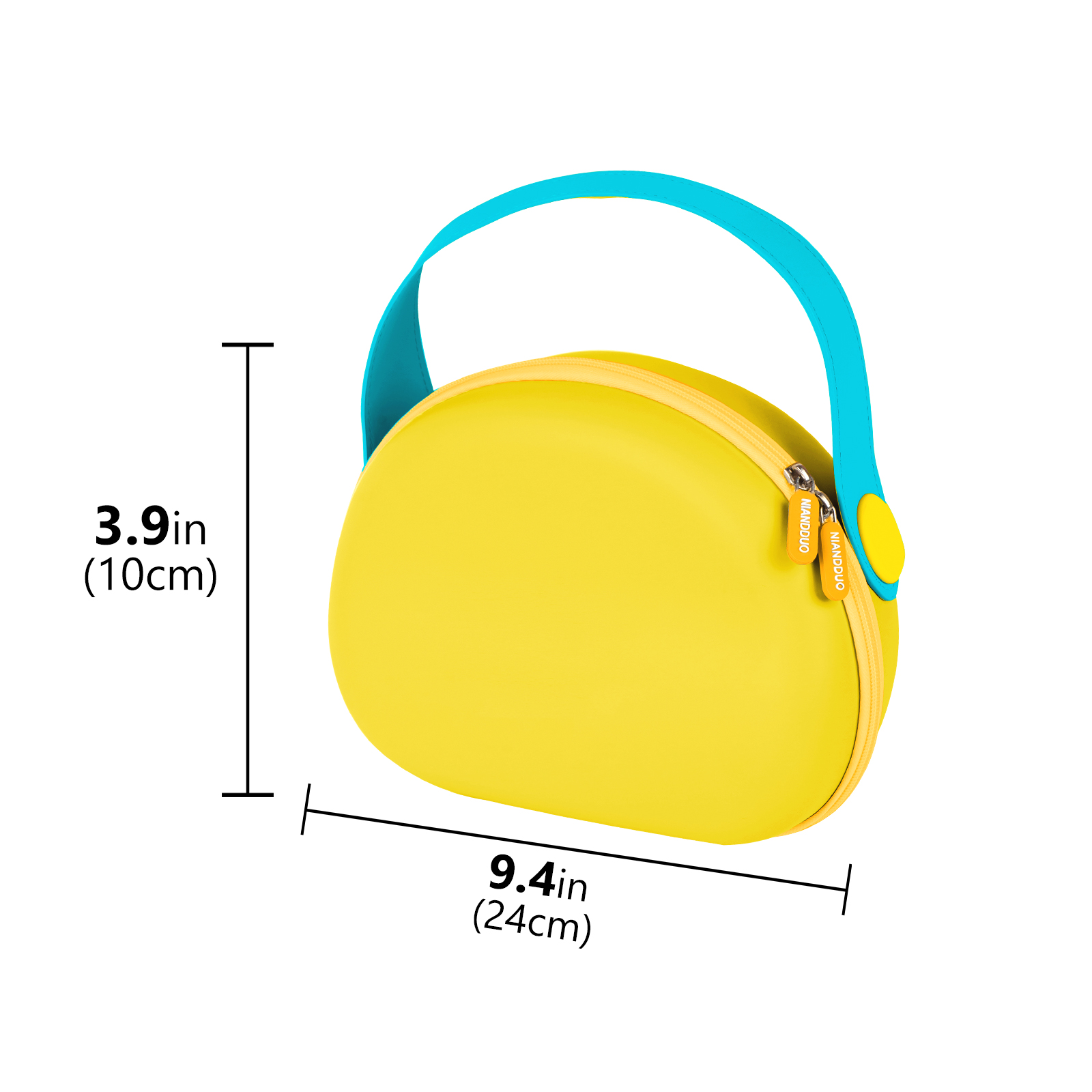 Portable Makeup Bag for Women, Large Travel Cosmetic Pouch, Waterproof Storage Toiletry Case with Handle - Image 4